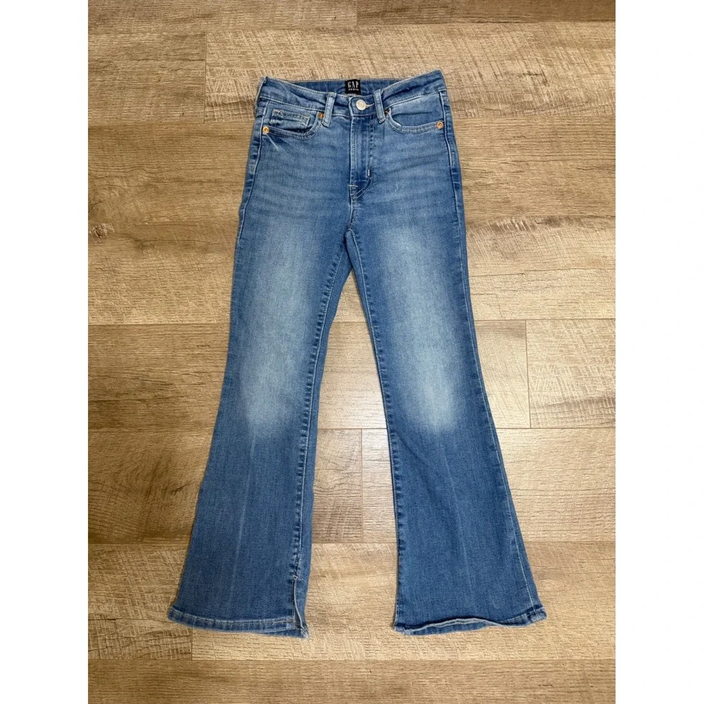 GAP Girls High Rise '70s Flare Jeans Size 8